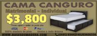 CAMA CANGURO MATRIMONIAL - INDIVIDUAL CON CABECERA