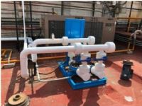 Retiro e instalación de aislante a tuberias de agua helada