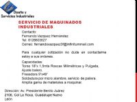 Servicio de maquinados