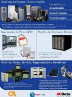 SISTEMAS DE FUERZA ININTERRUMPIBLES (UPS), SUPRESORES DE PICO, BATERIAS (VENTA, MANTENIMIENTO, REGENERACION Y MONITOREO)