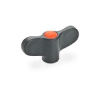  Tornillos mariposa Ergostyle® Plástico tecnopolímero, con inserto roscado de latón