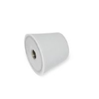 Soportes de absorción de vibración/impacto de silicón Tipo cónico, con componentes de acero inoxidable, orificio roscado