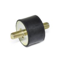 Soportes aisladores de vibración Tipo cilíndrico, con componentes de acero