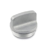  Tapones roscados Aluminio, con agarradera, con sello de NBR