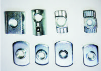 Tuercas para perfiles de aluminio