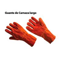 Guante de carnaza largo