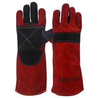 GUANTE SOLDADOR CEJILLA REFUERZO ROJO