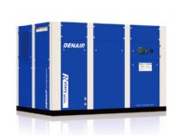 Compresor de tornillo lubricado Denair serie DVAH para alta presión, con VSD.