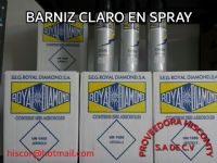 BARNIZ EN SPRAY TRANSPARENTE. 