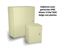 Gabinete usos generales IP65 Nema 12 Ral 7032 beige con platina