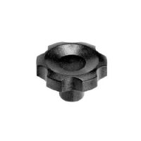  Perillas de seis lóbulos Nylon plastificado, con inserto roscado de acero inoxidable