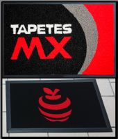 Tapete con logotipo para entradas
