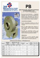 AERO EXTRACTOR-SOPLADOR CENTRIFUGO DE PRESION MEDIA-ALTA