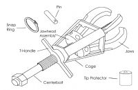EXTRACTOR MANUAL DE 1-40 TON