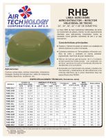 LINEA AERO DOME-AERO EXTRACTOR-INYECTOR HELICOIDAL DE TECHO