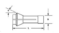 COLLET DE ACERO REDONDO