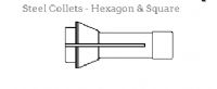 COLLET NOMURAI  HEXAGONAL & CUADRADO