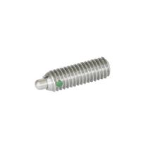 Posicionadores de muelle Acero inoxidable, con vástago de acero inoxidable