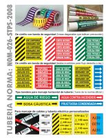 ETIQUETAS PARA TUBERIA