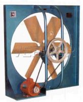 Ventilador Extractor axial con transmisión de poleas y bandas