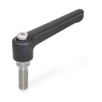  Palancas ajustables de nylon plastificado Tipo espárrago roscado, con componentes de acero inoxidable