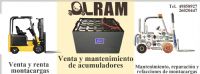 renta de baterias/ acumuladores para montacargar