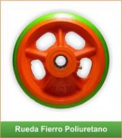 Ruedas Fierro Poliuretano