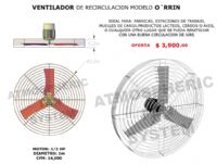 O´rin ventiladores de recirculación
