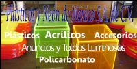 Acrílico en lámina y porciones.