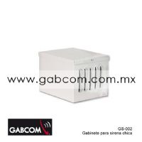 Gabinete metalico para sirena de 15/20 watts