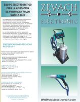 Equipos electrostáticos para pintura en polvo