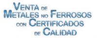 Venta de Metales No Ferrosos en México | con Certificados de Calidad.
