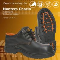 Calzado de trabajo industrial, Tipo borceguí, Con casquillo, Suela dieléctrica