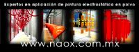 Aplicación de pintura en polvo electrostática para productos metálicos