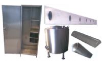 Muebles en acero y piezas