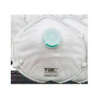 Respirador desechable con valvula