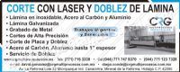 Doblez de lamina de Aluminio
