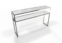Credenza Cristal de Acero Inoxidable